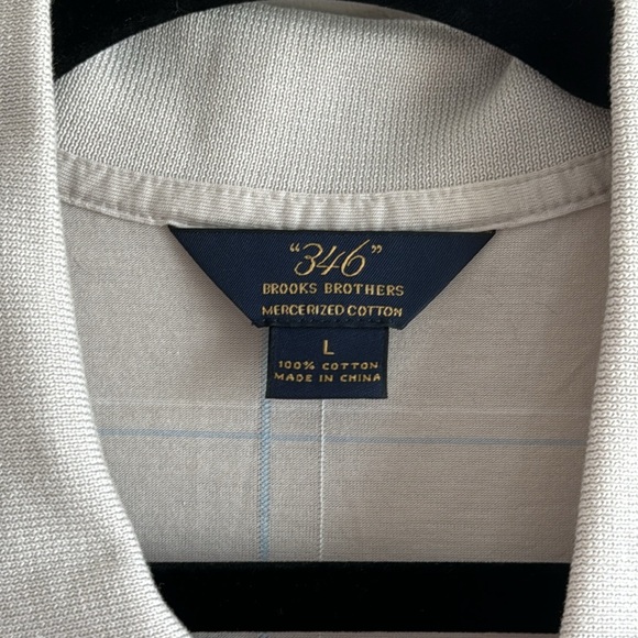 Brooks Brothers "346" Mercerized Cotton Polo - Size L - Picture 2 of 6
